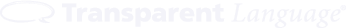 Transparent Language Logo