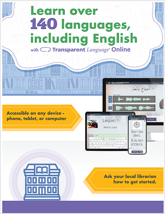 Transparent Language Library Marketing Kit - Posters & Shelf Talkers