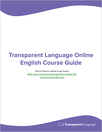 Transparent Language Library Marketing Kit - Handouts