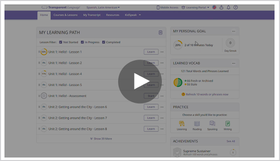 Transparent Language Library Marketing Kit - Screenshots & Videos